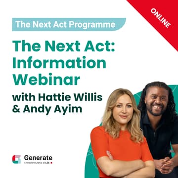 Cover Image for The Next Act: Information Webinar