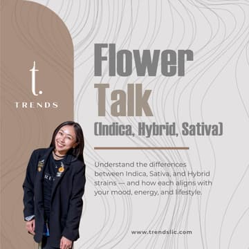 Cover Image for Flower Talk (Indica, Hybrid, Sativa)