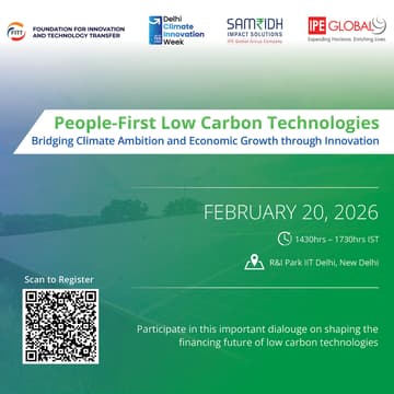 Cover Image for People-First Low Carbon Technologies: Bridging Climate Ambition and Economic Growth through Innovation