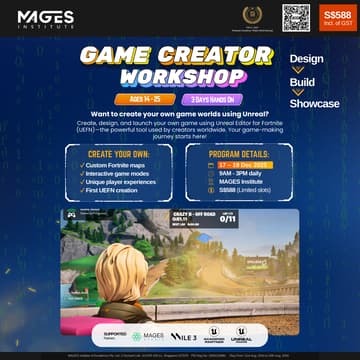 Cover Image for Game Creator Workshop (Ages 14–25) 17–19 Dec 2025 | 3 Days Hands-On