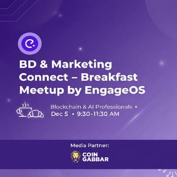 Cover Image for EngageOS Breakfast Meetup (BD & Marketing Connect)