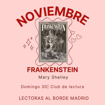 Cover Image for Club de lectura "Frankenstein" de Mary Shelley