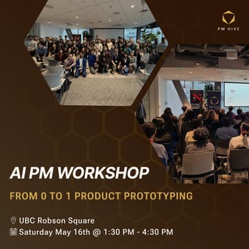 Cover Image for AI Workshop for PMs: From 0 to 1 Product Prototyping