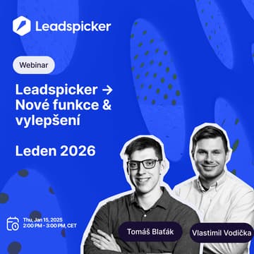 Cover Image for Leadspicker: Nové funkce a vylepšení (CZ event)
