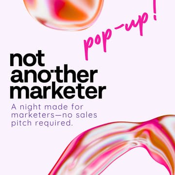 Cover Image for Not another marketer. Pop-Up!