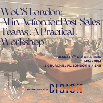 Cover Image for WoCS London: AI in Action for Post-Sales Teams - A Practical Workshop