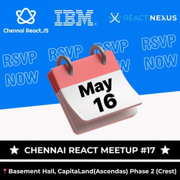 Cover Image for Chennai React Meetup #17
