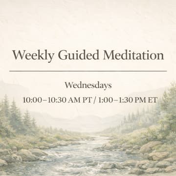 Cover Image for Weekly Guided Meditation for Professionals