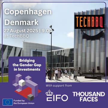 Cover Image for 🇩🇰 COPENHAGEN, TechBBQ: Bridging the Gender Gap in Investments | Workshop