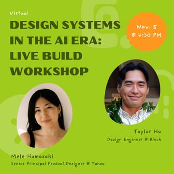 Cover Image for Speaker Series: Design Systems in the AI Era - Live Build Workshop