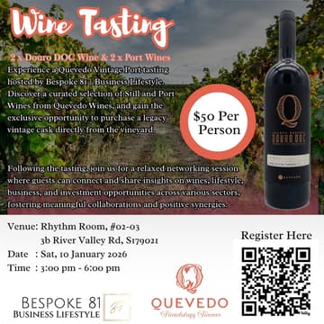 Cover Image for Quevedo Wines Tasting & Networking