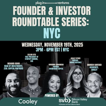 Cover Image for Founder & Investor Roundtable Series: NYC