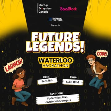 Cover Image for Future Legends! Hackathon – Presented by Startup Ecosystem Canada & SaaStock