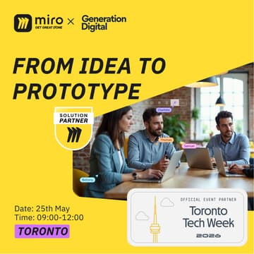 Cover Image for From Idea to Clickable Prototype in Minutes: A Practical Miro AI Workshop
