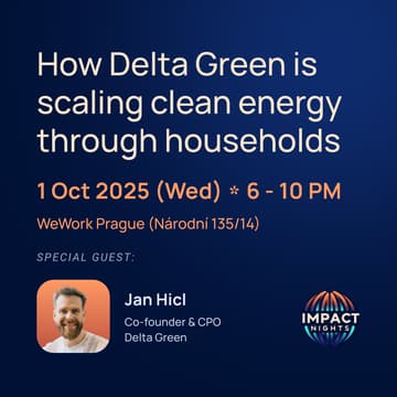 Cover Image for Impact Night with Jan Hicl — How Delta Green is scaling clean energy through households