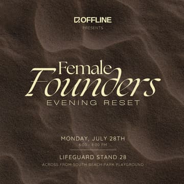 Cover Image for Female Founders Evening Reset