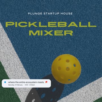 Cover Image for Startups' Pickleball Mixer