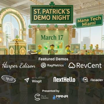 Cover Image for ☘️ St. Patrick's AI Demo Night ☘️ : AI Collective
