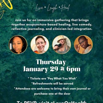 Cover Image for Acu& Comedy: Healing Through Humor