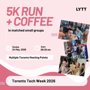 Cover Image for 5K Run + Coffee in matched small groups by LYTT