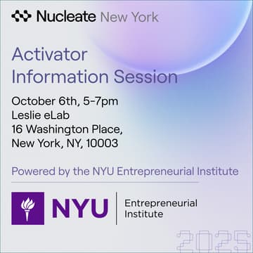 Cover Image for Nucleate NY Activator Info Session - NYU Downtown