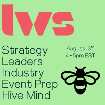 Cover Image for Strategy Leaders Industry Event Prep Tactics