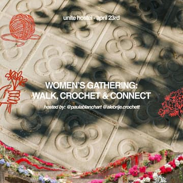 Cover Image for Sant Jordi Women’s Gathering: walk, crochet & connect with like-minded women 🥀🧶