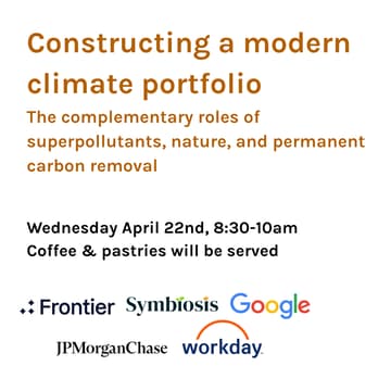 Cover Image for Constructing a modern climate portfolio: The complementary roles of superpollutants, nature, and permanent carbon removal