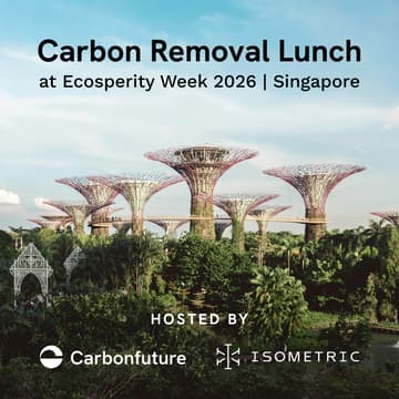 Cover Image for An Exclusive Ecosperity Week Lunch: Advancing Corporate Net-Zero with Carbon Removal