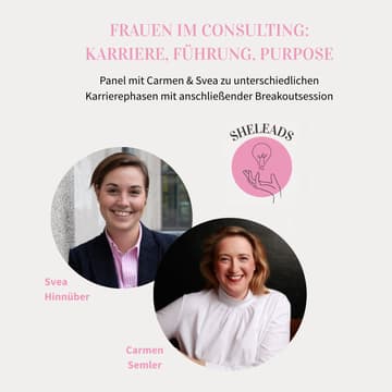 Cover Image for SheMeets: Accenture x SheLeads - Frauen im Consulting: Karriere, Führung, Purpose (Online)