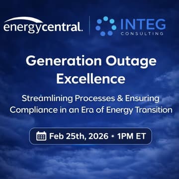 Cover Image for Energy Central PowerSession - Generation Outage Excellence