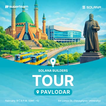 Cover Image for Solana Builders Tour - Pavlodar Edition