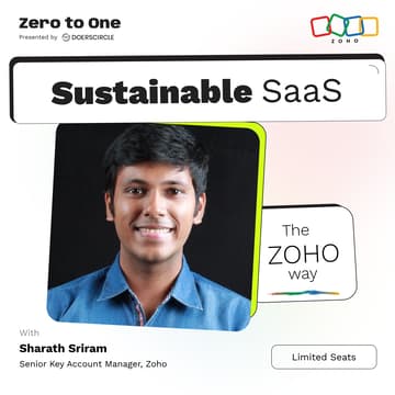 Cover Image for Sustainable SaaS: The Zoho way to global success
