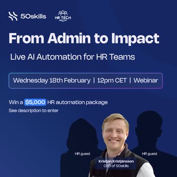 Cover Image for WEBINAR: From Admin to Impact - Live AI Automation for HR Teams