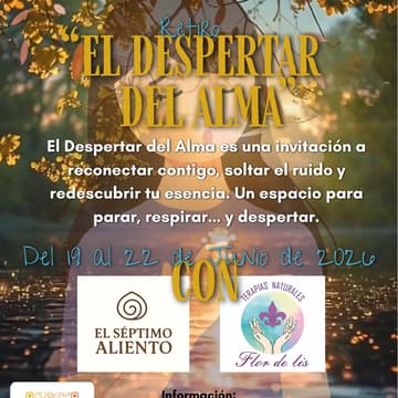Cover Image for Retiro 3 días Despertar el Alma