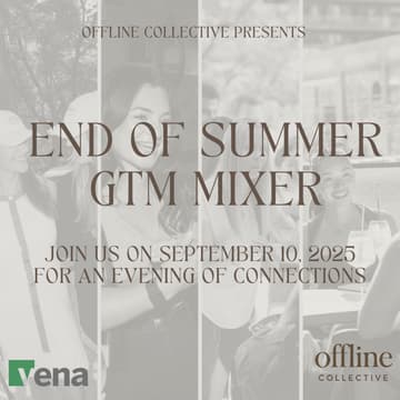 Cover Image for Women in GTM End of Summer Offline Mixer!