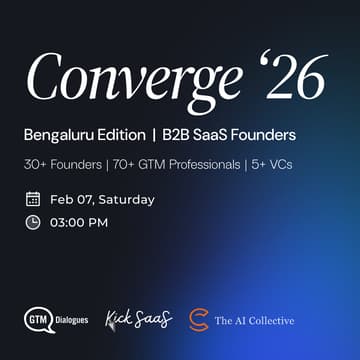Cover Image for Converge 2026 - Bengaluru Edition (For B2B SaaS Founders)