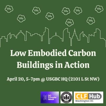 Cover Image for Low Embodied Carbon Buildings in Action!