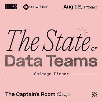 Cover Image for The State of Data Teams: Chicago Dinner