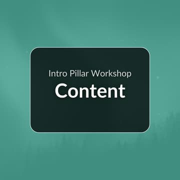 Cover Image for Pillar Workshop: Content