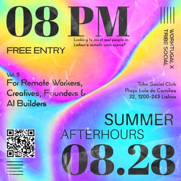 Cover Image for 🎉 Summer Afterhours @Tribe.Social (Vol. 5): For Remote Workers, Creatives, Founders & AI Builders