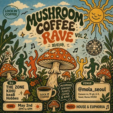 Cover Image for Mushroom, Coffee, Rave 2