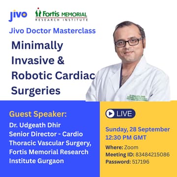 Cover Image for Jivo Masterclass | Minimally Invasive & Robotic Cardiac Surgeries