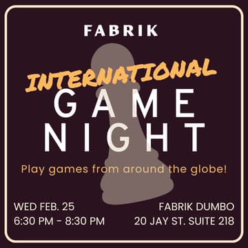 Cover Image for International Game Night