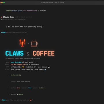 Cover Image for CLAWS & COFFEE - Nashville