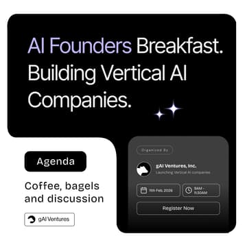 Cover Image for AI founders breakfast: Building vertical AI companies