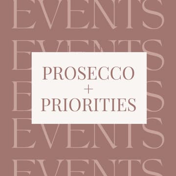 Cover Image for Prosecco and Priorities