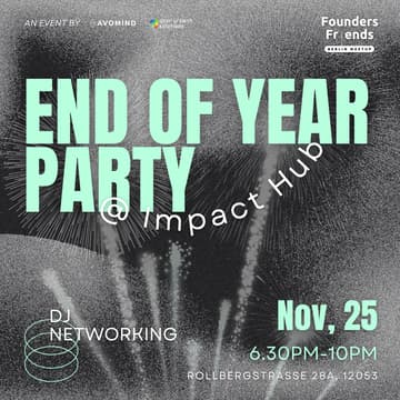 Cover Image for Founders & Friends Berlin Meetup - End of Year Party