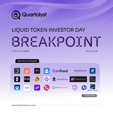 Cover Image for Quartalyst Token Investor Day @ Solana Breakpoint