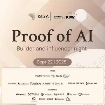 Cover Image for Proof of AI - Builder and Influencer Night @KBW by PayPal Ventures & KITE AI & 499